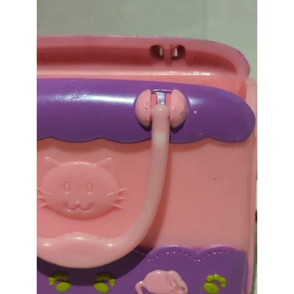 Barbie I Heart Pets Kitty Chic Cat Siamese white brown + pink purple carrier
